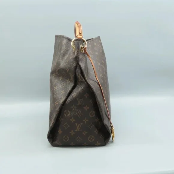 100% Authentic Louis Vuitton Artsy GM Brown Monogram Canvas Shoulder Bag - Picture 3 of 12